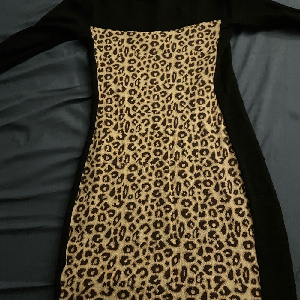 Cheetah print dress